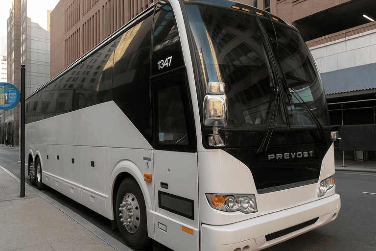 a OFallon Coach Bus Service coach bus