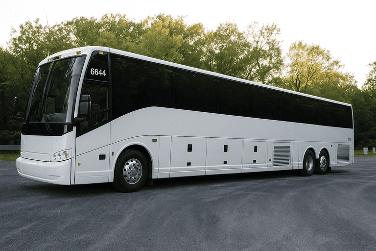 exterior of OFallon Coach Bus Service coach bus