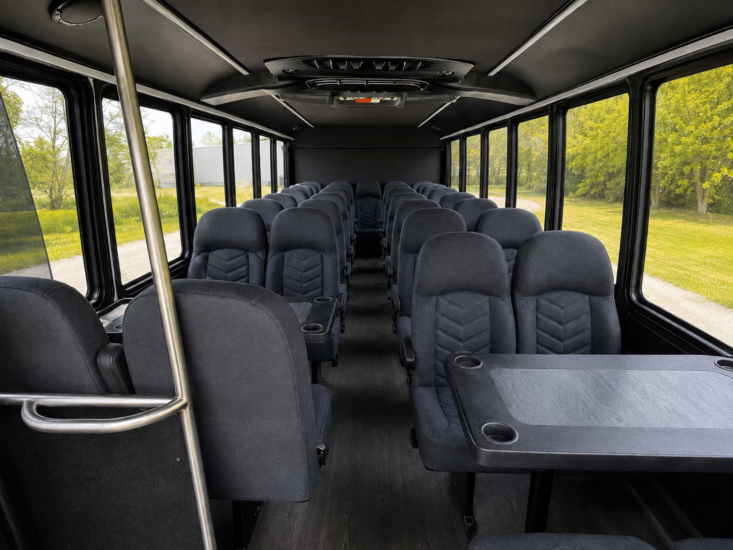 ofallon 18 passenger minibus interior