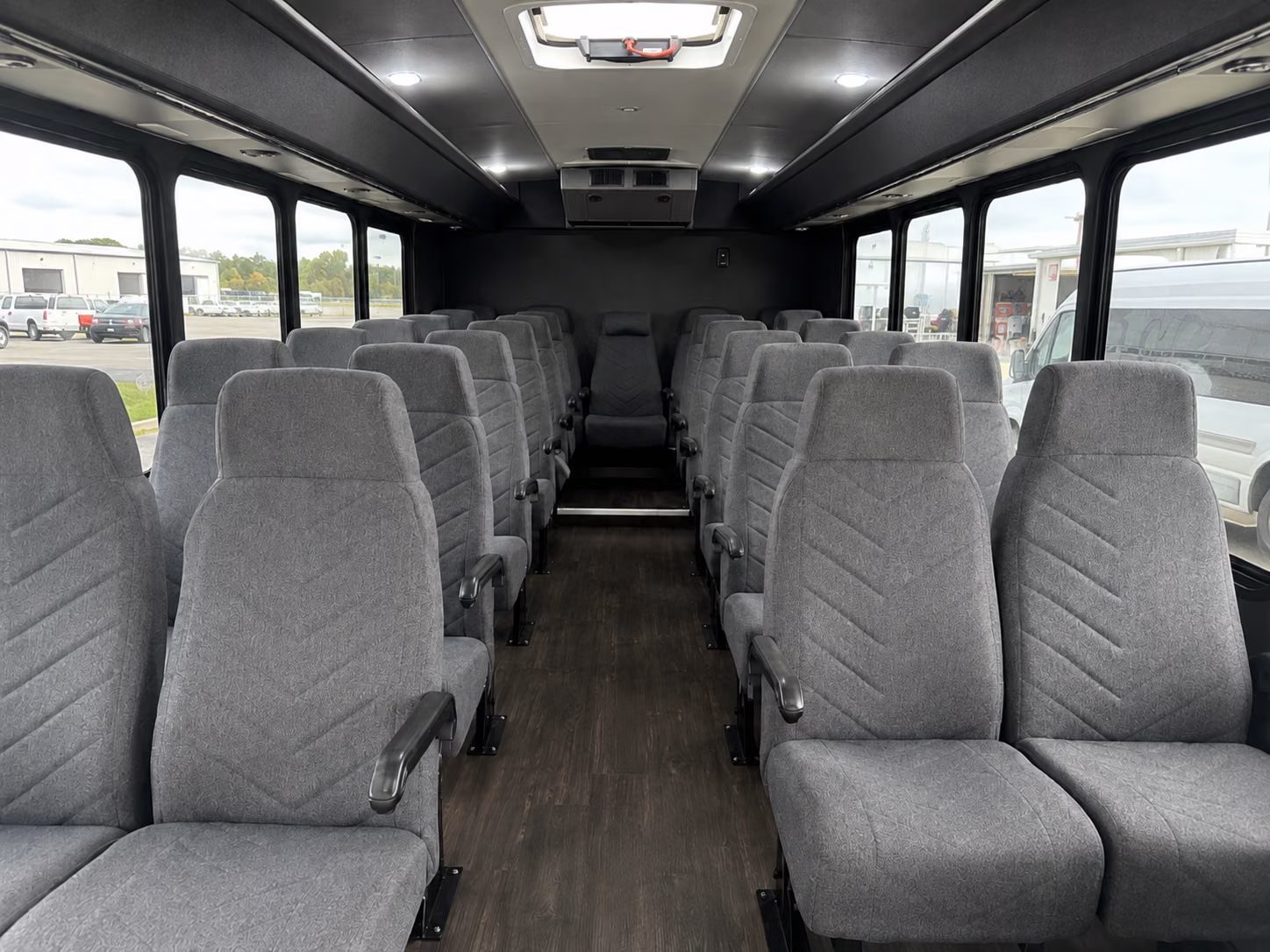 ofallon 20 passenger minibus inside