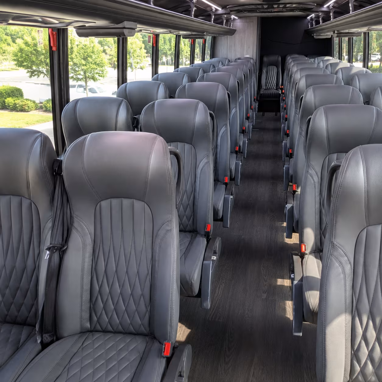 ofallon 25 passenger minibus inside