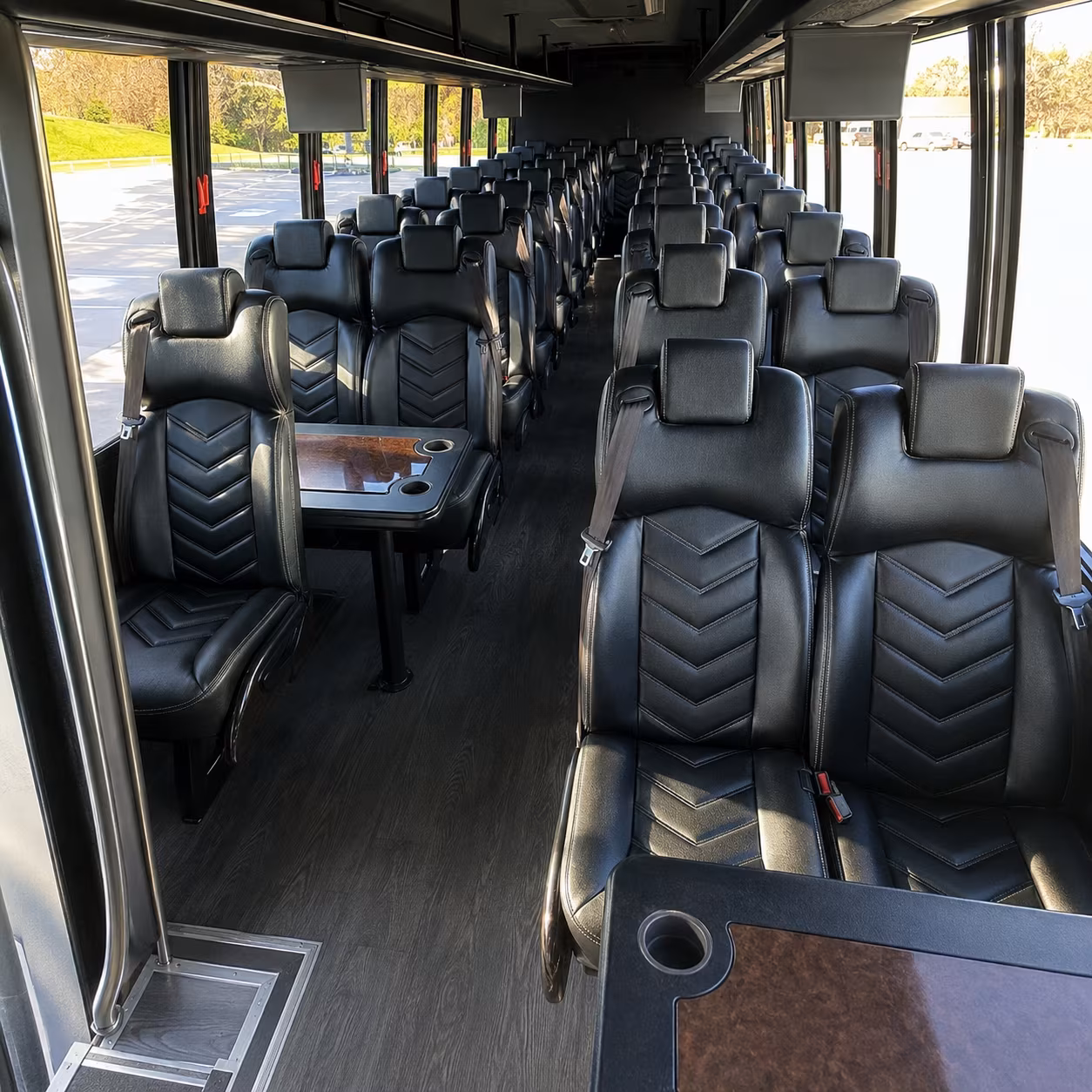 ofallon 30 passenger minibus inside