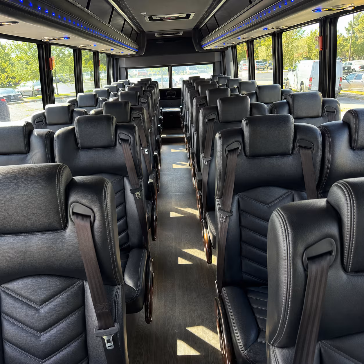 ofallon 30 passenger minibus interior
