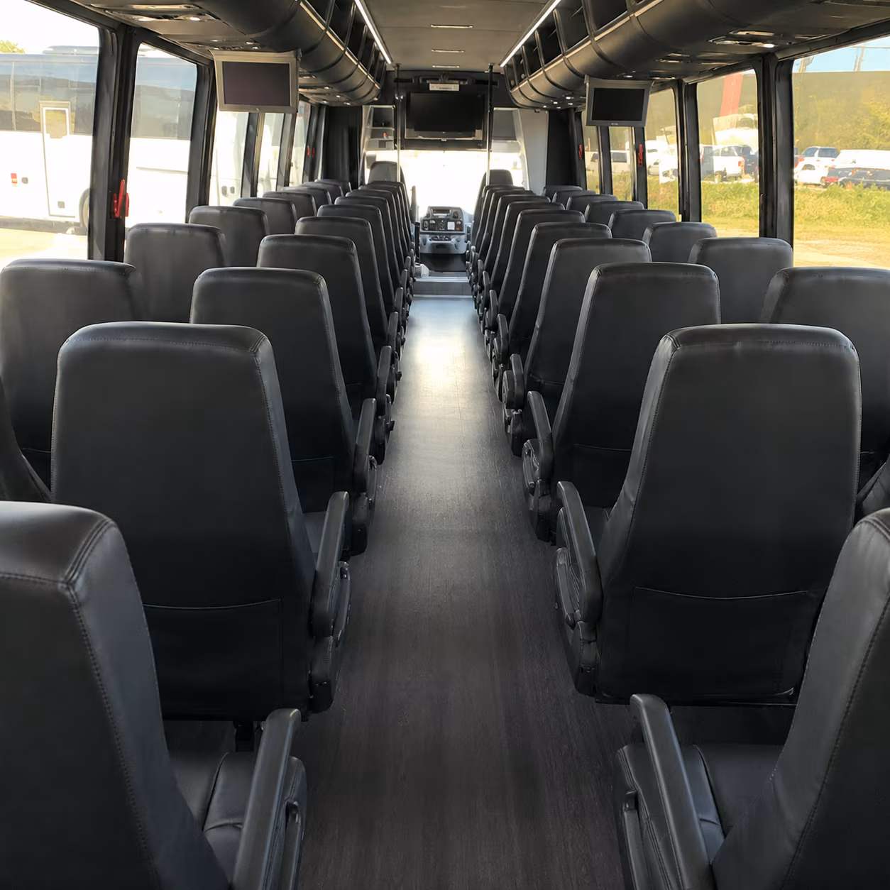 ofallon 35 passenger minibus inside