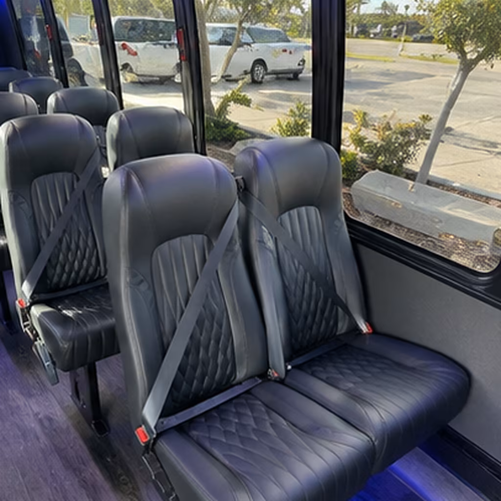 ofallon 35 passenger minibus interior