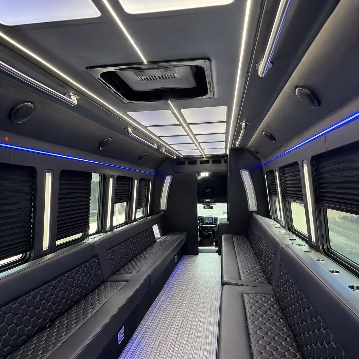 ofallon party bus rental interior